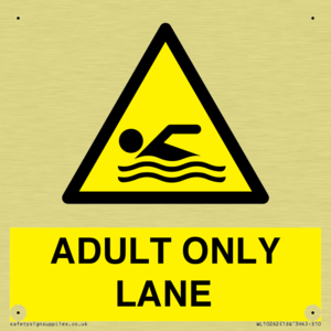 ADULT ONLY LANE